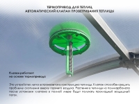 Автоматический клапан проветривания теплицы Автоматический клапан проветривания теплицы