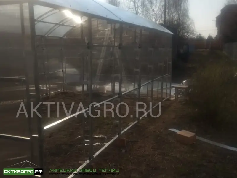 Теплица Ударница Благодатная, ширина 4/5 м, труба 40х20 + 20х20 Теплица Ударница Благодатная, ширина 4/5 м, труба 40х20 + 20х20