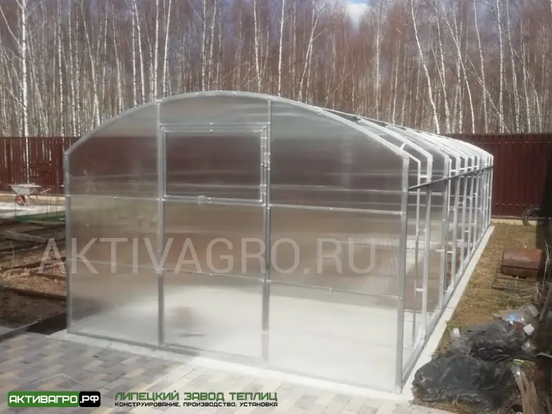 Теплица Ударница Благодатная, ширина 3/3.5 м, труба 40х20 + 20х20 Теплица Ударница Благодатная, ширина 3/3.5 м, труба 40х20 + 20х20