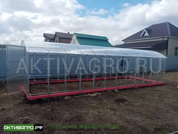 Теплица Ударница Благодатная, ширина 3/3.5 м, труба 40х20 + 20х20 Теплица Ударница Благодатная, ширина 3/3.5 м, труба 40х20 + 20х20