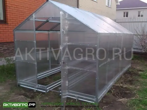 Теплица Ударница Англичанка, ширина 2.5 м, труба 40х20 Теплица Ударница Англичанка, ширина 2.5 м, труба 40х20