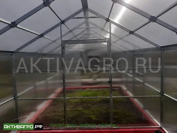 Перегородка для прямостенных теплиц с двухскатной крышей Перегородка для прямостенных теплиц с двухскатной крышей